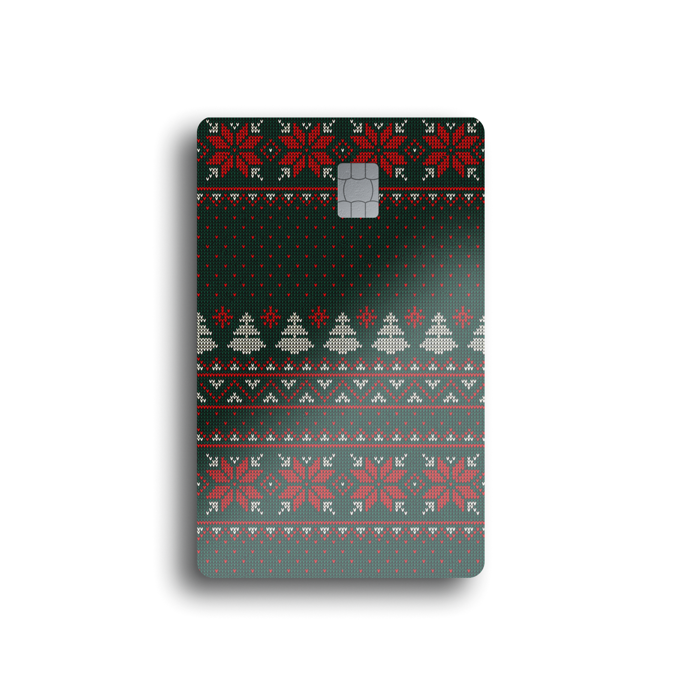 Nordic Christmas Sweater Card Skin